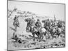 Texas Rangers Attacking a Comanche Village, 1896-Frederic Sackrider Remington-Mounted Giclee Print