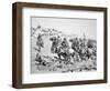 Texas Rangers Attacking a Comanche Village, 1896-Frederic Sackrider Remington-Framed Giclee Print