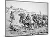 Texas Rangers Attacking a Comanche Village, 1896-Frederic Sackrider Remington-Mounted Giclee Print