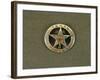 Texas Rangers Badge (Metal)-American-Framed Giclee Print