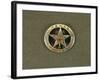 Texas Rangers Badge (Metal)-American-Framed Giclee Print