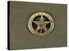 Texas Rangers Badge (Metal)-American-Stretched Canvas