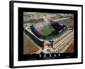 Texas Rangers - First Opening Day Game, April 11, 1994-Mike Smith-Framed Art Print