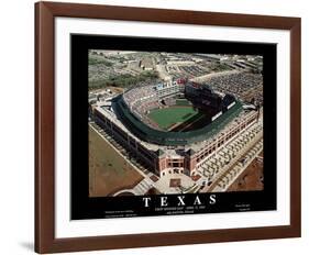 Texas Rangers - First Opening Day Game, April 11, 1994-Mike Smith-Framed Art Print