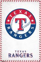 Texas Rangers - Logo 17-null-Lamina Framed Poster