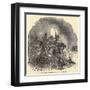 Texas Rangers Pursuing Comanches in 1850s-null-Framed Art Print