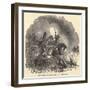 Texas Rangers Pursuing Comanches in 1850s-null-Framed Art Print