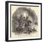 Texas Rangers Pursuing Comanches in 1850s-null-Framed Art Print