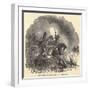 Texas Rangers Pursuing Comanches in 1850s-null-Framed Art Print