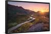 Texas - Rio Grande at Sunset-Trends International-Framed Poster