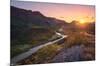 Texas - Rio Grande at Sunset-Trends International-Mounted Poster