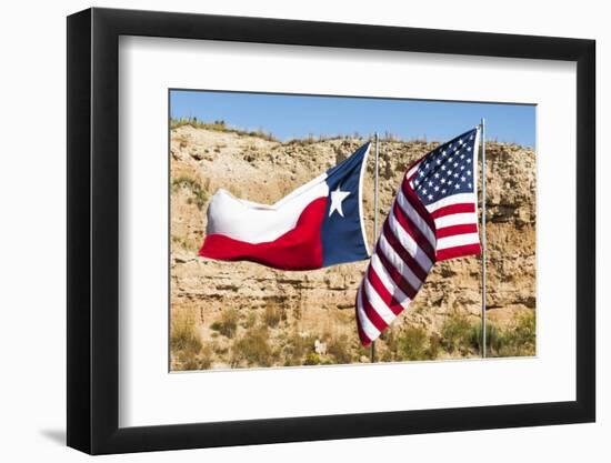 Texas. Route 66 west, Canyon, Palo Duro State Park and Canyon of the Prairie Dog Town-Alison Jones-Framed Photographic Print