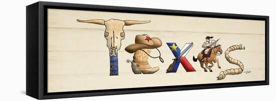 Texas Sign-Diane Stimson-Framed Stretched Canvas