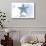 Texas - Starfish - Blue - Coastal Icon-Lantern Press-Stretched Canvas displayed on a wall