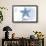 Texas - Starfish - Blue - Coastal Icon-Lantern Press-Framed Art Print displayed on a wall