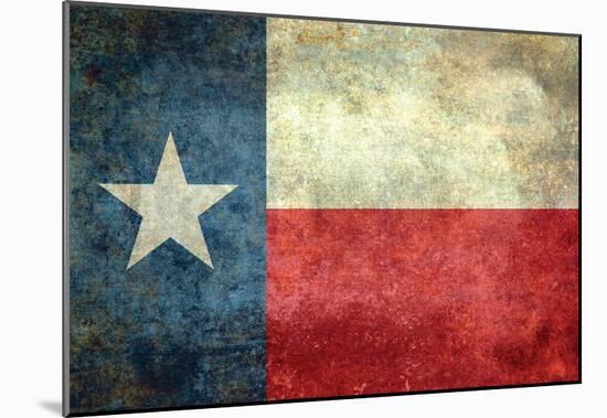 Texas State Flag-null-Mounted Poster