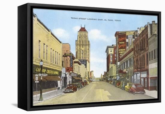 Texas Street, El Paso, Texas-null-Framed Stretched Canvas