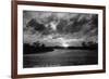 Texas - Sunset on the Rio Grande-Lantern Press-Framed Premium Giclee Print