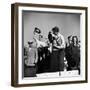 Texas University Students Kissing After a Close Football Victory over Southern Methodist University-Joe Scherschel-Framed Photographic Print