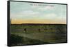 Texas, View of the Butler Ranch near Lubbock-Lantern Press-Framed Stretched Canvas