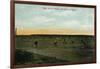 Texas, View of the Butler Ranch near Lubbock-Lantern Press-Framed Art Print