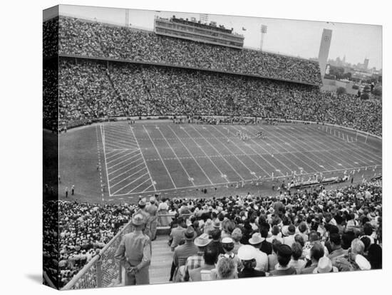 Texas Vs Oklahoma Game in the Cotton Bowl-null-Stretched Canvas