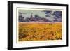 Texas Wheat at Twilight-null-Framed Art Print
