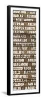 Texas Wood Type-Dan Meneely-Framed Premium Giclee Print