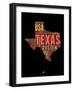 Texas Word Cloud 1-NaxArt-Framed Art Print