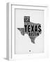 Texas Word Cloud 2-NaxArt-Framed Art Print