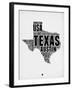 Texas Word Cloud 2-NaxArt-Framed Art Print