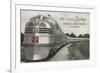 Texas Zephyr, Streamlined Train-null-Framed Art Print