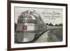 Texas Zephyr, Streamlined Train-null-Framed Art Print