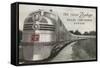 Texas Zephyr, Streamlined Train-null-Framed Stretched Canvas