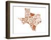 Texas-Jace Grey-Framed Art Print