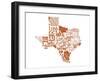Texas-Jace Grey-Framed Art Print