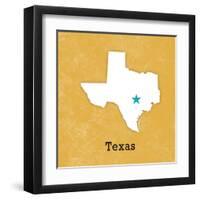 Texas-null-Framed Art Print