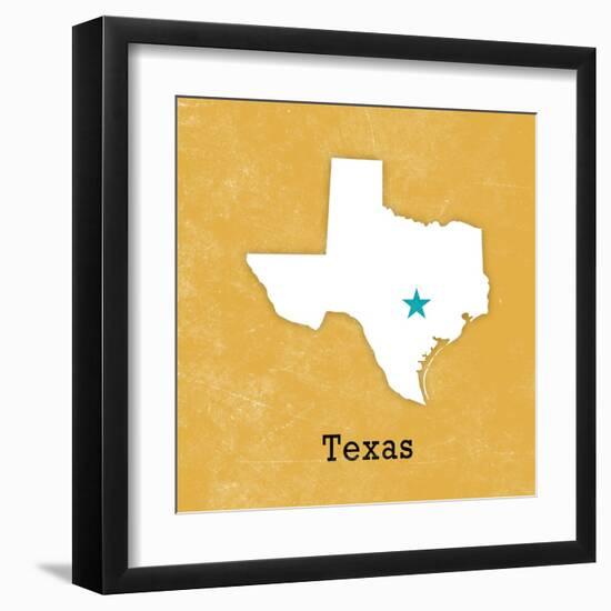 Texas-null-Framed Art Print