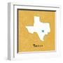 Texas-null-Framed Art Print