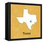 Texas-null-Framed Stretched Canvas