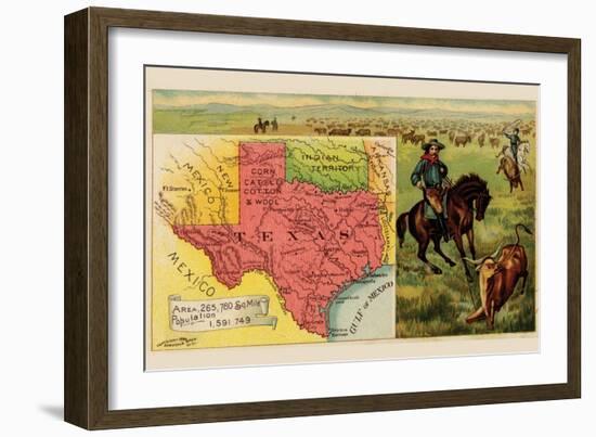 Texas-Arbuckle Brothers-Framed Art Print