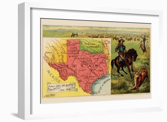 Texas-Arbuckle Brothers-Framed Art Print