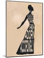 Text Dress-Lisa Vincent-Mounted Art Print