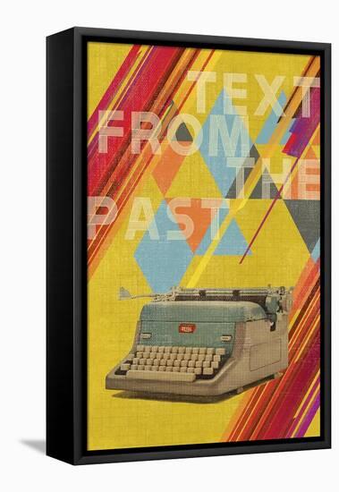 Text From The Past-Elo Marc-Framed Stretched Canvas