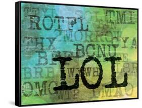 Text Logic I-N. Harbick-Framed Stretched Canvas