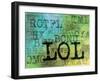 Text Logic I-N. Harbick-Framed Art Print