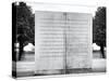 Text of FDR's Four Freedoms Speech, Memorial to the President, Manhattan, New York-Philippe Hugonnard-Stretched Canvas