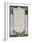 Text of the Declaration of Rights of Man and Citizen-null-Framed Giclee Print