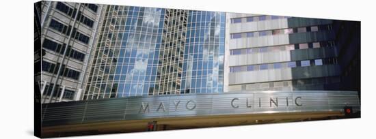 Text on a Building, Mayo Clinic, Rochester, Minnesota, USA-null-Stretched Canvas