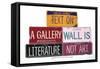 Text On Gallery Wall-Gregory Constantine-Framed Stretched Canvas